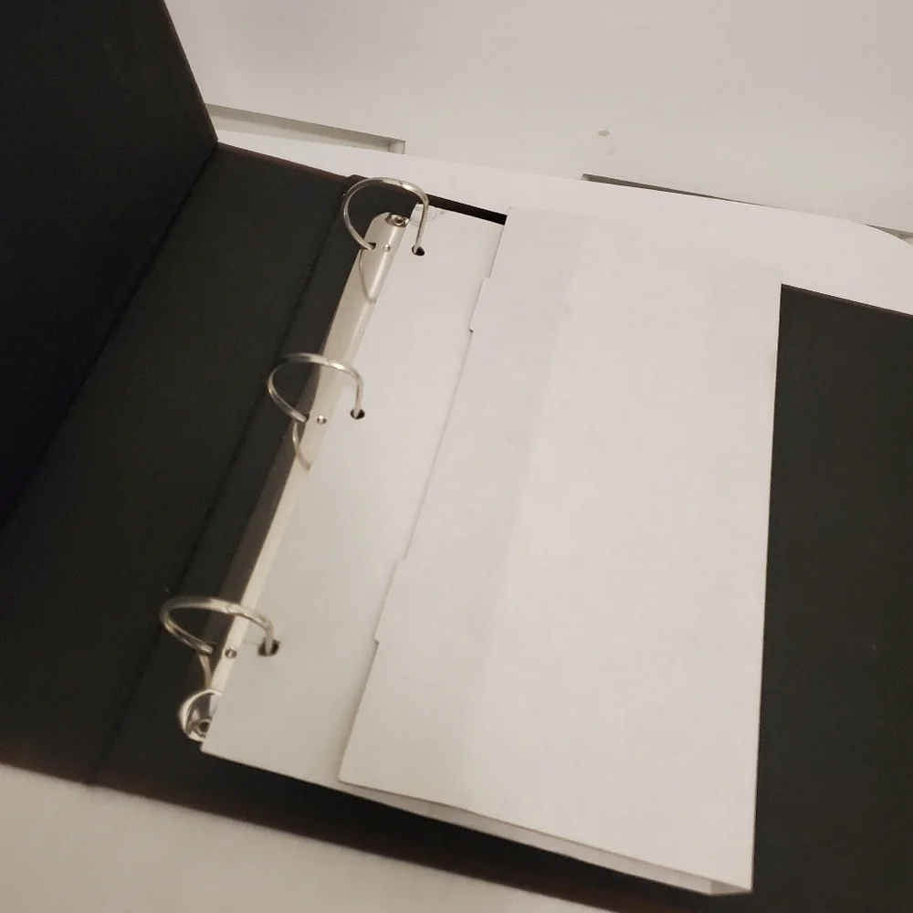 EUC Pioneer 3 Ring Hardcover Binder, Brown 15 x 12.5 x 2.75